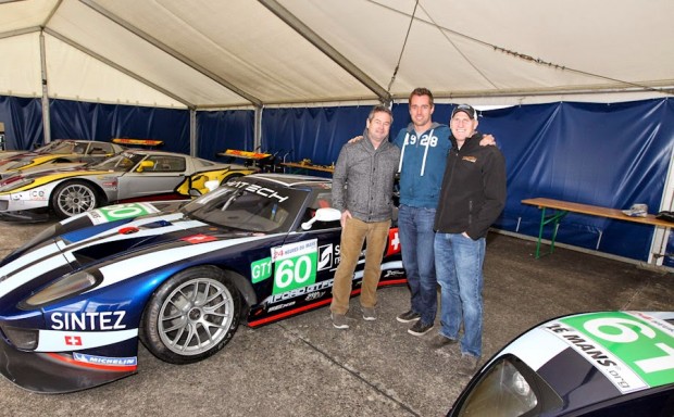 Greg, Thomas & Lance in between testing