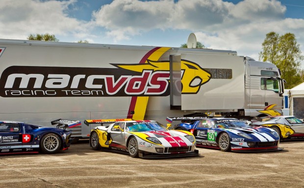 Final photo-op prior to the cars being shipped back to the Marc VDS shop, then put into their containers to be shipped to the US