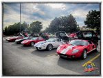 6 Ford GTs at Dorval show Mustang club.jpg