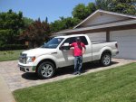 Ed & new truck May 09.jpg